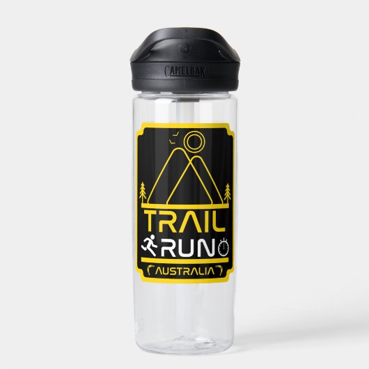 Trail Running Clubs en wedstrijden Waterfles (Achterkant)