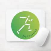 Trail Running design Muismat (Met muis)