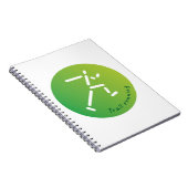 Trail Running design Notitieboek (Rechterzijde)