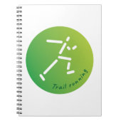 Trail Running design Notitieboek (Voorkant)