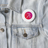 Trail Running design Ronde Button 5,7 Cm (In situ)