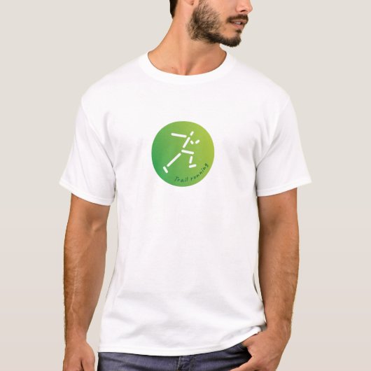 Trail Running design T-shirt (Voorkant)
