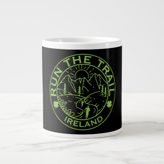 Trail Running Ierland Grote Koffiekop (Voorkant)