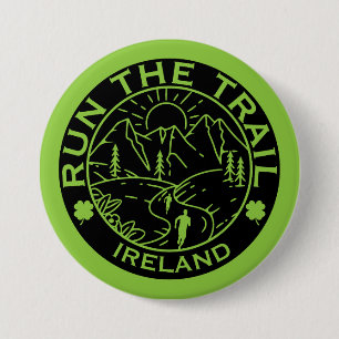 Trail Running Ierland Ronde Button 7,6 Cm