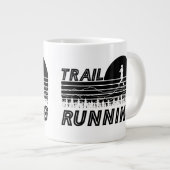 Trail Running im Sonnenuntergang mit Bergen Grote Koffiekop (Voorkant rechts)