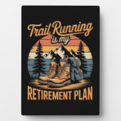 Trail Running is Mijn Pensioenplan Fotoplaat (voorkant)