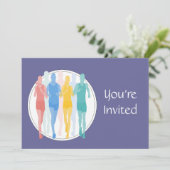 Trail Running Racing Event Kaart (Staand voorkant)