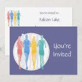 Trail Running Racing Event Kaart (Voorkant / Achterkant)