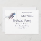 Trail Running Racing Runner Verjaardagsthema Kaart (Achterkant)