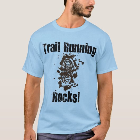 Trail Running Rocks T-shirt (Voorkant)