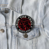 Trail Running Schotland Ronde Button 7,6 Cm (In situ)