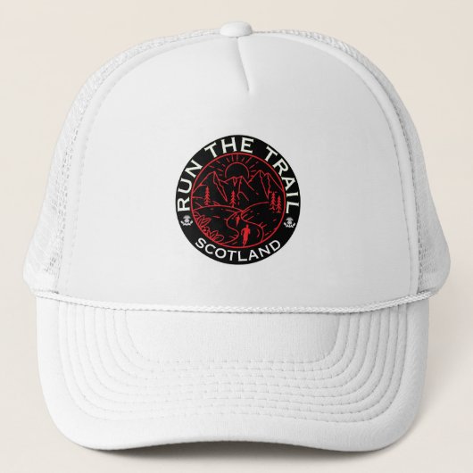 Trail Running Scotland Trucker Pet (Voorkant)