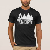 Trail Running shirt - Run Dirty (Voorkant)