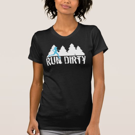 Trail Running shirt - Run Dirty (Voorkant)