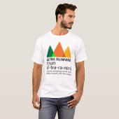 Trail Running Ultra Mountain Skyrace T-shirt (Voorkant volledig)