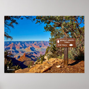 Trail Sign Poster