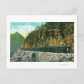 Trail ten noorden van Rocky Point, White Pass & Yu Briefkaart (Voorkant)