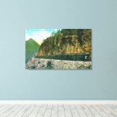 Trail ten noorden van Rocky Point, White Pass & Yu Canvas Afdruk (Insitu (Houten vloer))