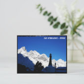 Trail Tengboche, klooster, Himalaya - Nepal Briefkaart (Staand voorkant)