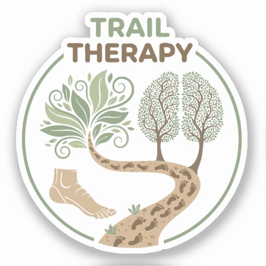 Trail Therapy Sticker (Voorkant)