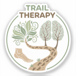 Trail Therapy Sticker