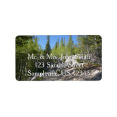 Trail to Alberta Falls Etiket (Voorkant)