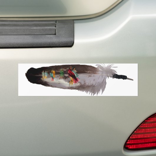 Trail van de Bumpersticker van de tranen (Op auto)