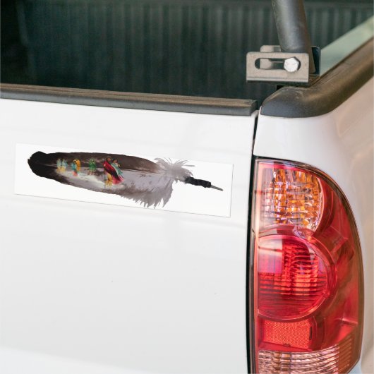 Trail van de Bumpersticker van de tranen (Op Truck)