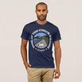 Trail van de Coeur d'Alene (fietsen c) T-shirt (Voorkant volledig)