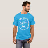 Trail van de Coeur d'Alene (fietsen) T-shirt (Voorkant volledig)
