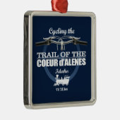 Trail van de Coeur d'Alene (H2) Metalen Ornament (Rechts)