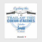 Trail van de Coeur d'Alene (H2) Sticker (Vel)