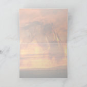 "Trail van de instellingszon" — Wenskaart Kaart (Binnen)