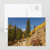 Trail van de Loch bij de Rocky Mountains Briefkaart (Voorkant / Achterkant)