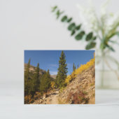 Trail van de Loch bij de Rocky Mountains Briefkaart (Staand voorkant)