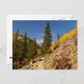 Trail van de Loch bij de Rocky Mountains Briefkaart (Voorkant / Achterkant)