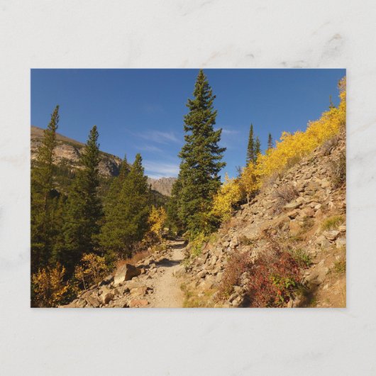 Trail van de Loch bij de Rocky Mountains Briefkaart (Voorkant)