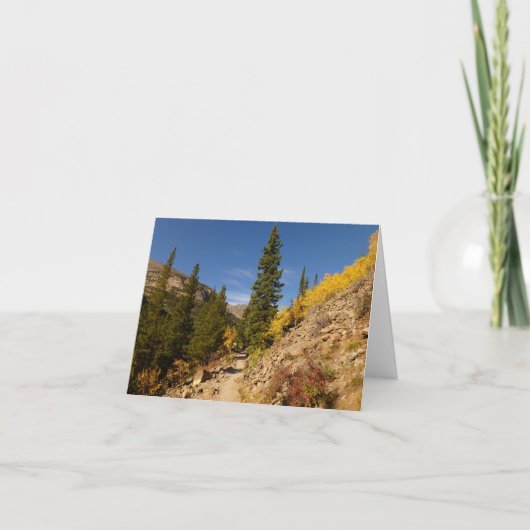 Trail van de Loch bij de Rocky Mountains Kaart (Voorkant)