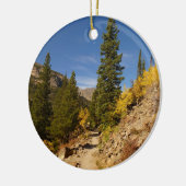 Trail van de Loch bij de Rocky Mountains Keramisch Ornament (Links)