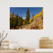 Trail van de Loch bij de Rocky Mountains Poster (Keuken)