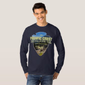 Trail van de Pacifische Crest (pijlpunt) T-shirt (Voorkant volledig)