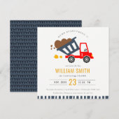 Trail van de rode marinemacht elke zondag Kinder Kaart (Voorkant / Achterkant)