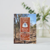 Trail van de Teermarker, Pea Ridge, Missouri Briefkaart (Staand voorkant)