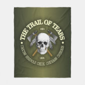 Trail van de tranen 2 fleece deken (Voorkant)