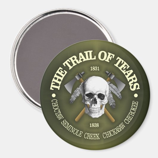 Trail van de tranen 2 magneet (Voorkant / Achterkant)