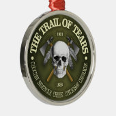 Trail van de tranen 2 metalen ornament (Rechts)