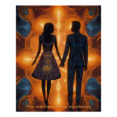 Trail van dromen perfect poster (Voorkant)