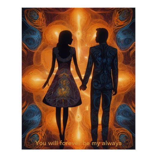 Trail van dromen perfect poster (Voorkant)