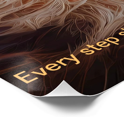 Trail van dromen perfect poster (Hoek)