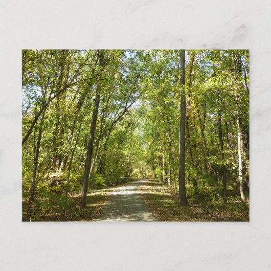 Trail van het Kittamaquandi-meer in Columbia Maryl Briefkaart (Voorkant)